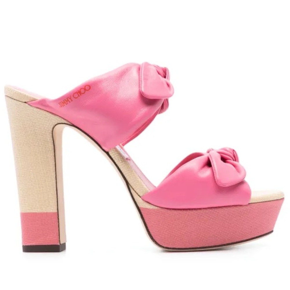Jimmy Choo - 120mm Rua mules - size 37